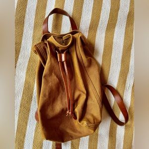 Madewell canvas mini backpack